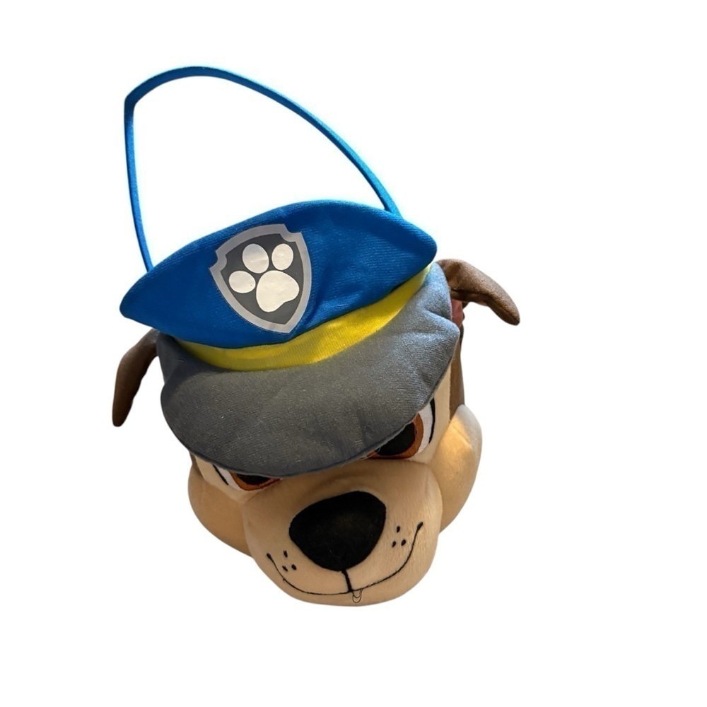 Paw Patrol Chase Plush Basket Easter Halloween Blue